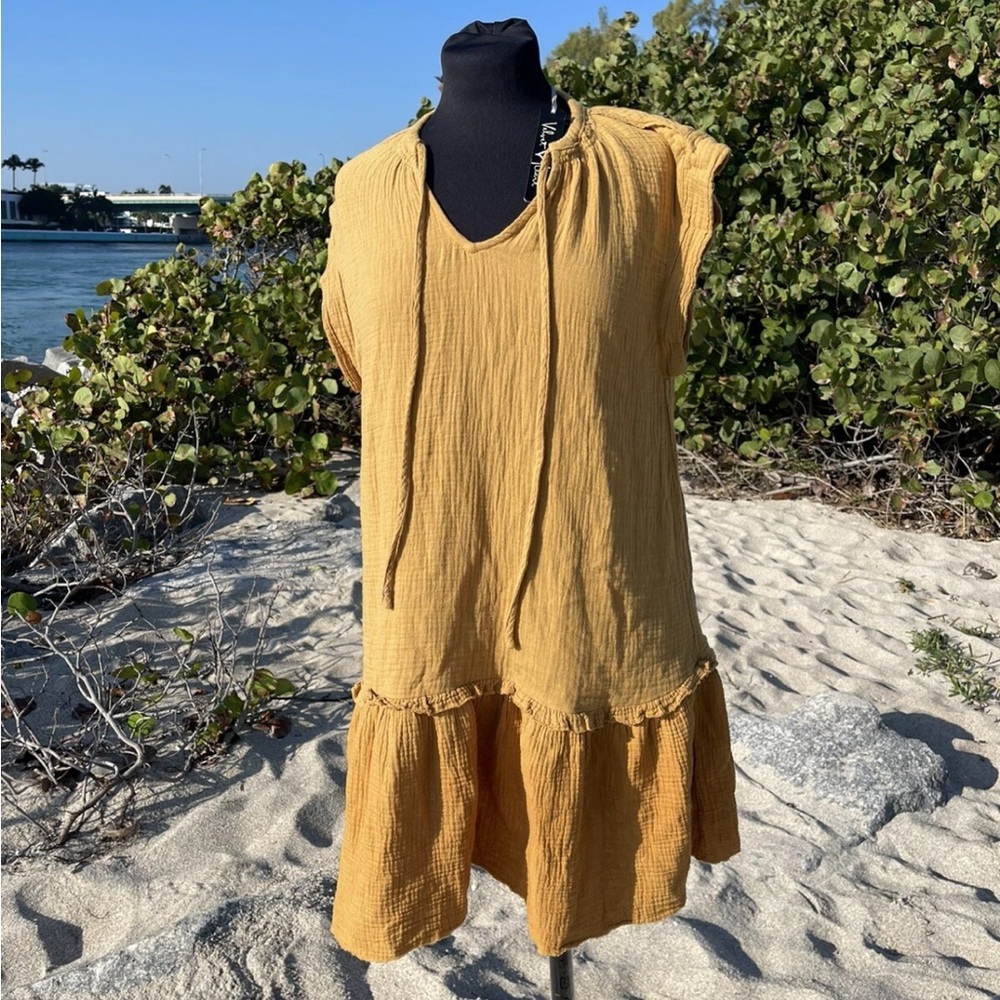 Velvet Heart Mustard Women's Dress Coverup